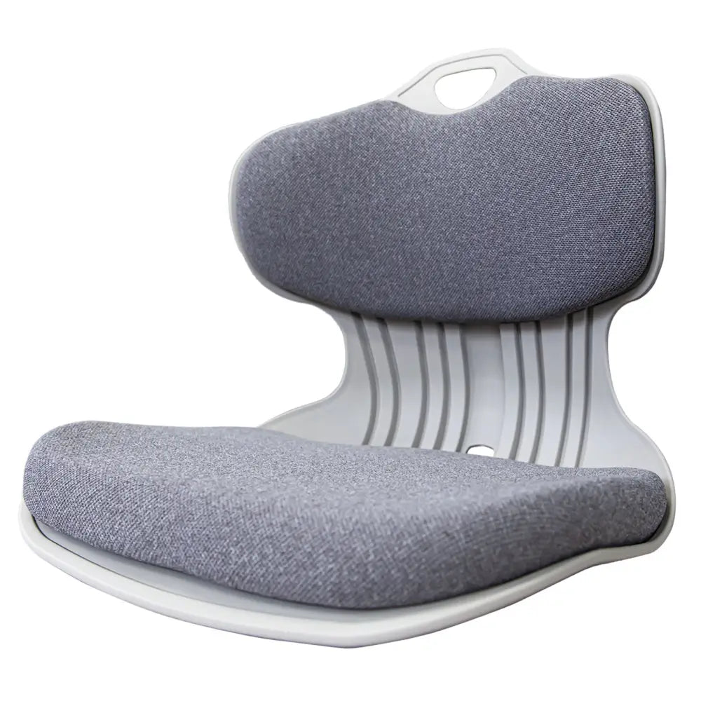 Slender Chair Posture Correction Seat Floor Lounge Padded Stackable GREY - Furniture > Office > Office & Desk Chairs