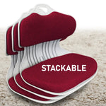 Slender Chair Posture Correction Seat Floor Lounge Padded Stackable RED - Furniture > Office > Office & Desk Chairs