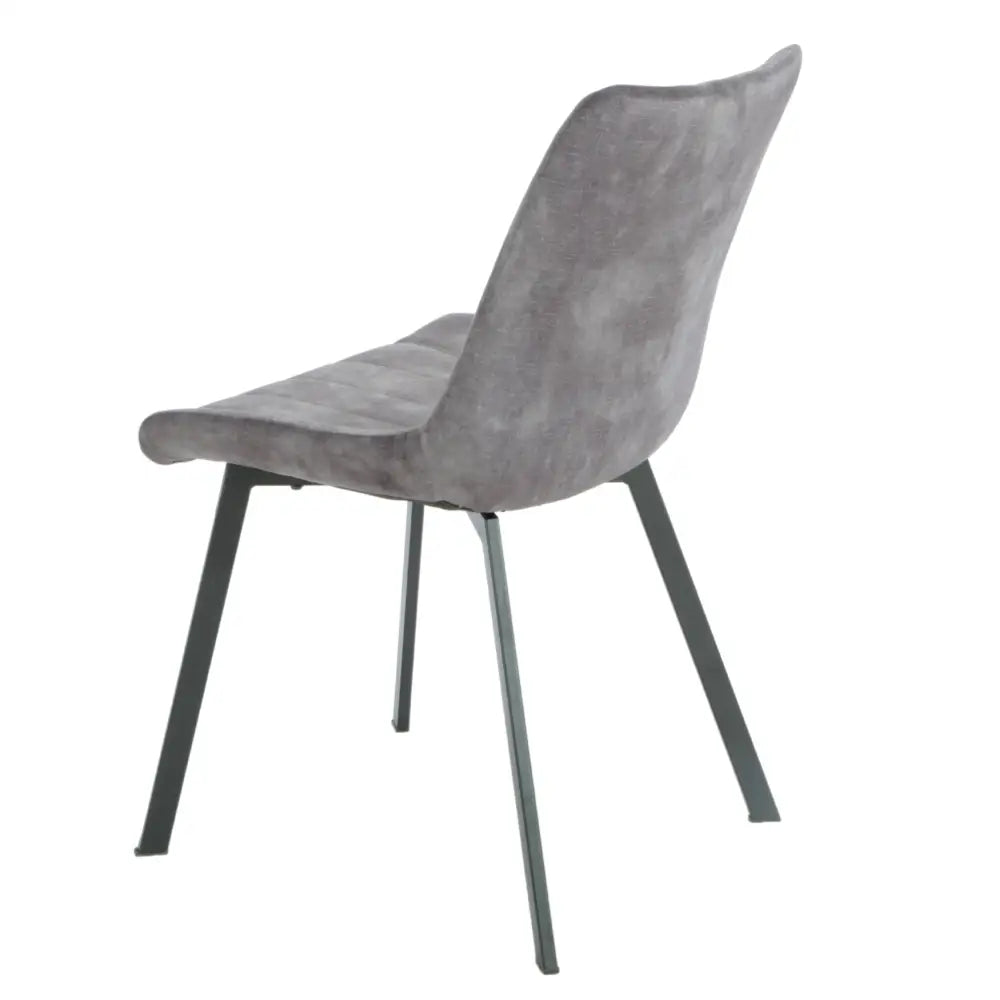 Sloane Fabric Dining Chairs (Set of 4) - Grey - Furniture > Dining > Kitchen & Dining Chairs
