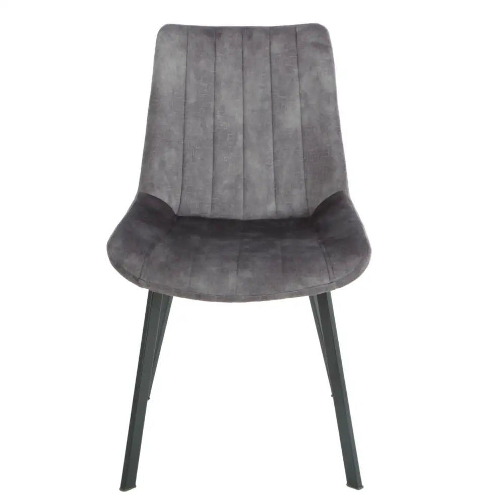 Sloane Fabric Dining Chairs (Set of 4) - Grey - Furniture > Dining > Kitchen & Dining Chairs