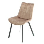 Sloane Fabric Dining Chairs (Set of 4) - Taupe - Furniture > Dining > Kitchen & Dining Chairs