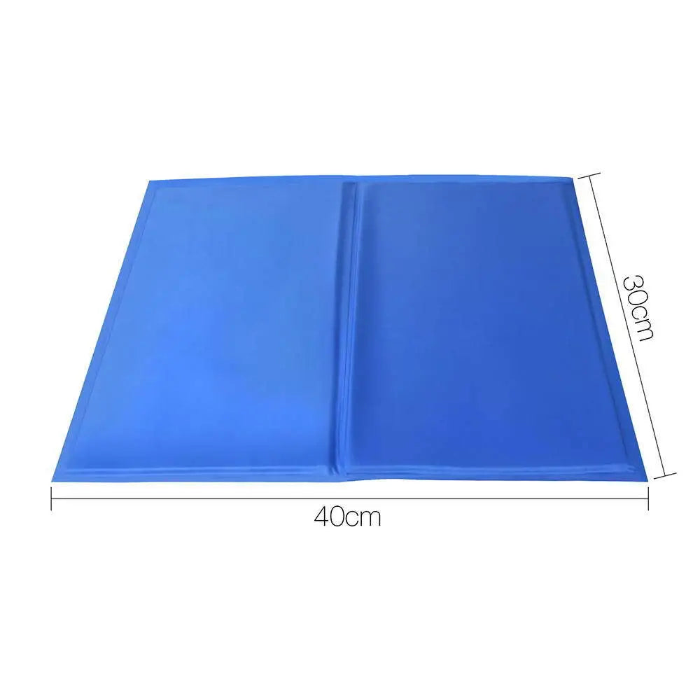 Small Pet Cool Gel Mat Dog Cat Bed Non-Toxic Cooling Dog Summer Pad 30 x 40 cm - Pet Care > Dog Supplies > Dog Beds