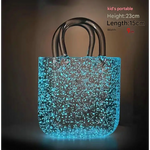 Small Tote Bubble Bag Luminous INS-Style Glass Vase Modern Minimalist Hydroponic Flower Holder Creative Desktop