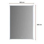 Smart Mirror Bathroom Vanity LED Lighted Wall Mirror 800x600mm - Home & Garden > Bathroom Accessories