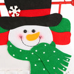 Snowman Advent Calendar - Felt Christmas Countdown with 24 Pockets for Kids Wall Hanging Decor - Occasions > Christmas