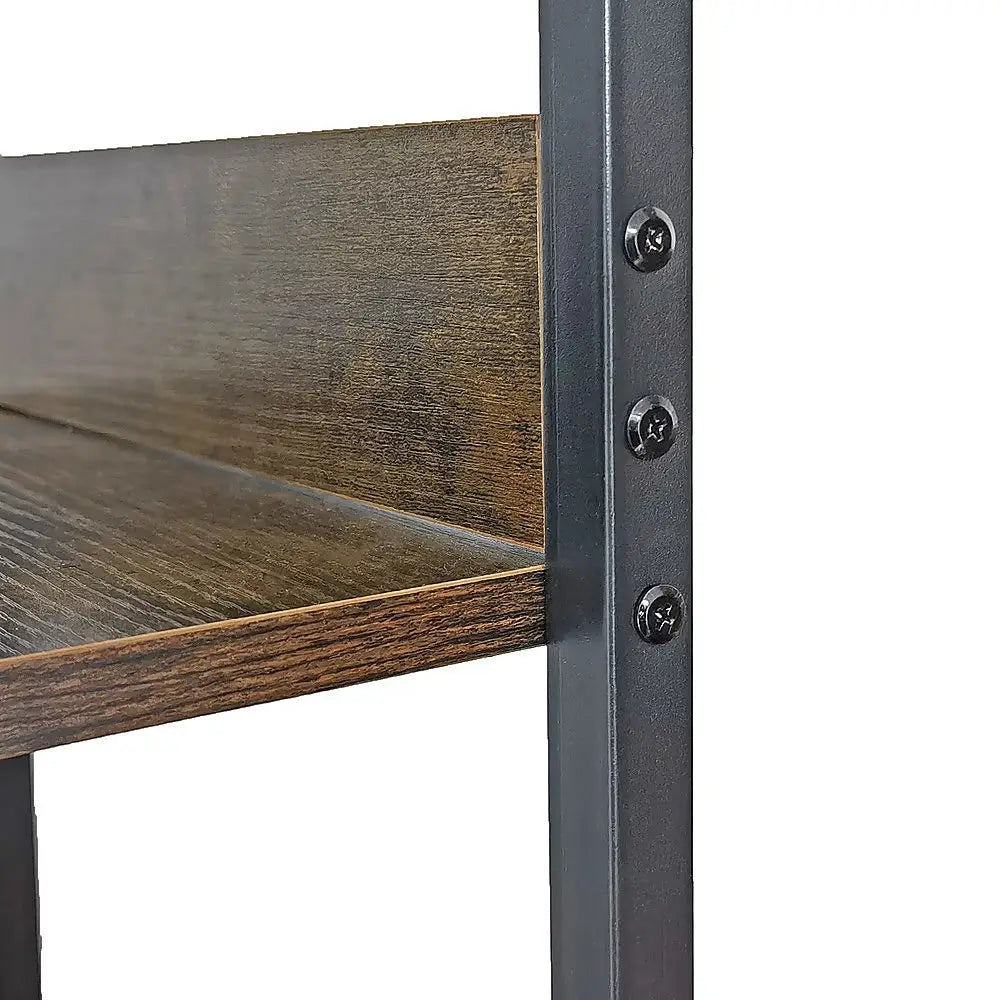 Sofa Side End Table Wooden Shelf Couch Living Nightstand - Furniture > Office
