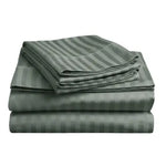 soft stripe microfibre sheet set double charcoal - Home & Garden > Kitchenware > Oven Mitts & Pot Holders