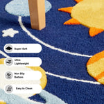 Soft Touch Ultra Plush Memory Foam Kids Star Galaxy Mat - 150 x 200 CM - Home & Garden > Rugs