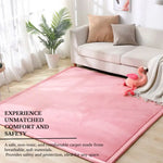 Soft Touch Ultra Plush Memory Foam Tatami Blush Pink Mat - 200 X 300 CM - Home & Garden > Rugs