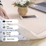 Soft Touch Ultra Plush Memory Foam Tatami Soft Ivory Mat - 200 X 300 CM - Home & Garden > Rugs