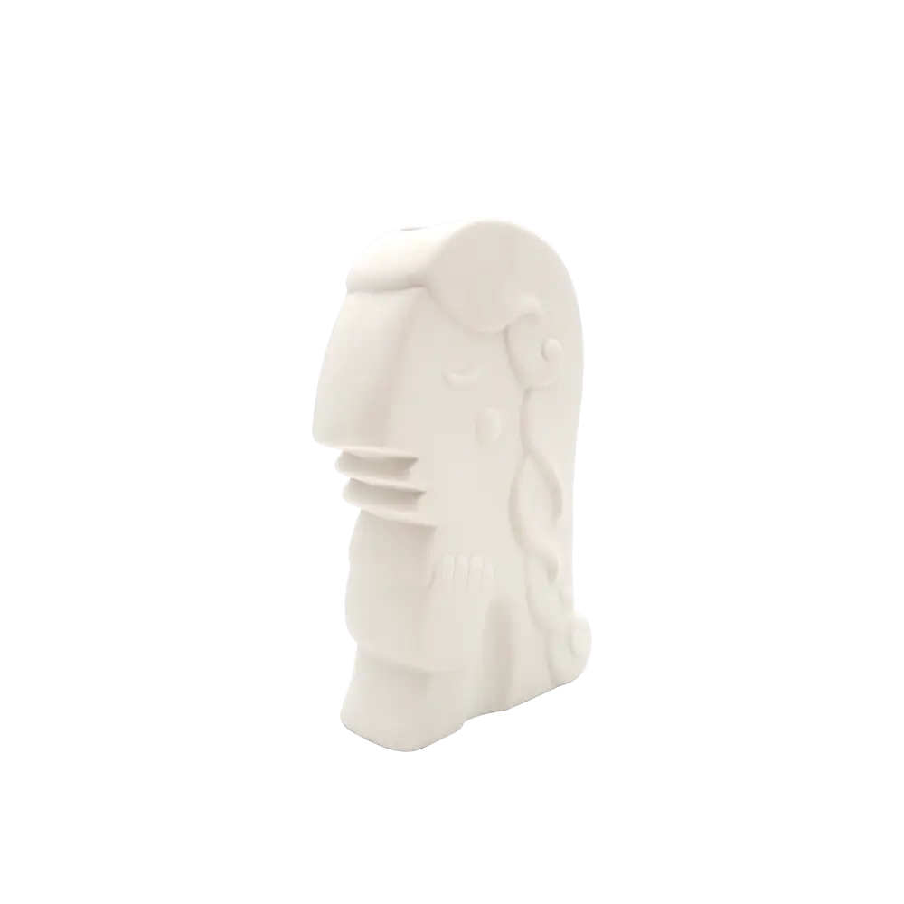 Soie White Ceramic Vase - Home & Garden > Decor