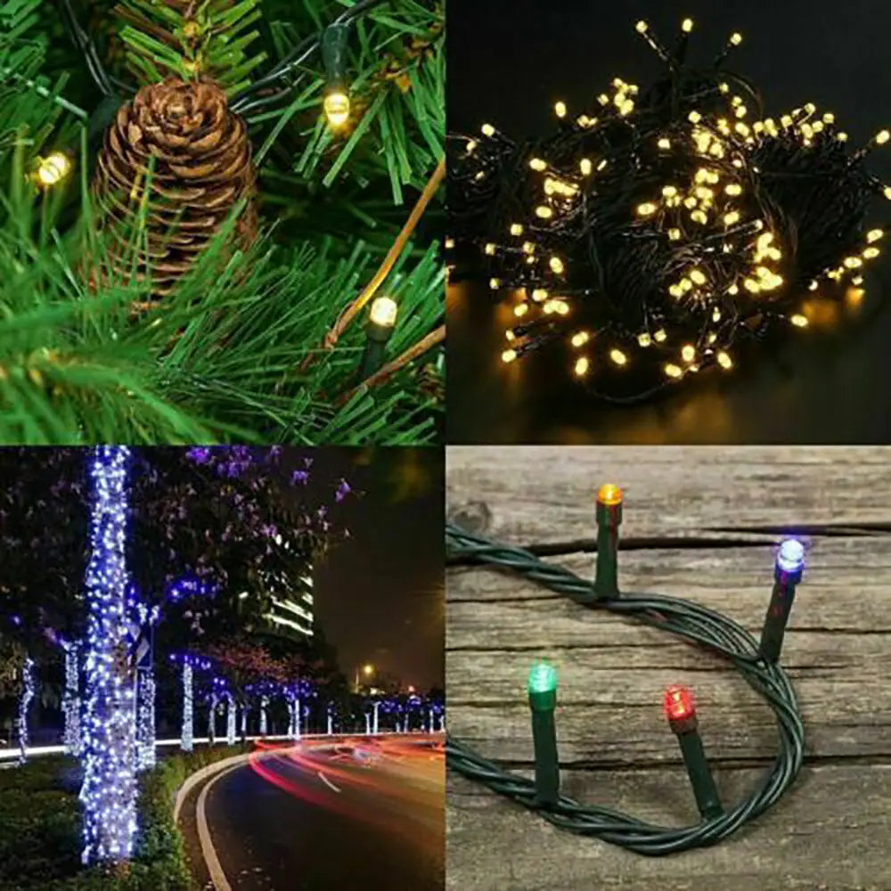 Solar Fairy String Led Lights 12M-32M Outdoor Garden Christmas Party Decor(22M200Led) - Home & Garden > Garden Furniture