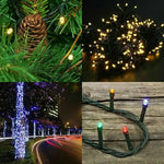 Solar Fairy String Led Lights 12M-32M Outdoor Garden Christmas Party Decor(12M100Led) - Home & Garden > Garden Furniture