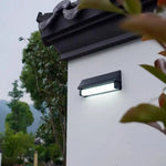Solar LED Wall Light with Motion Sensor for Outdoor Walls and Business Signs - Home & Garden > Garden Lights