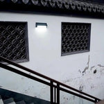 Solar LED Wall Light with Motion Sensor for Outdoor Walls and Business Signs - Home & Garden > Garden Lights