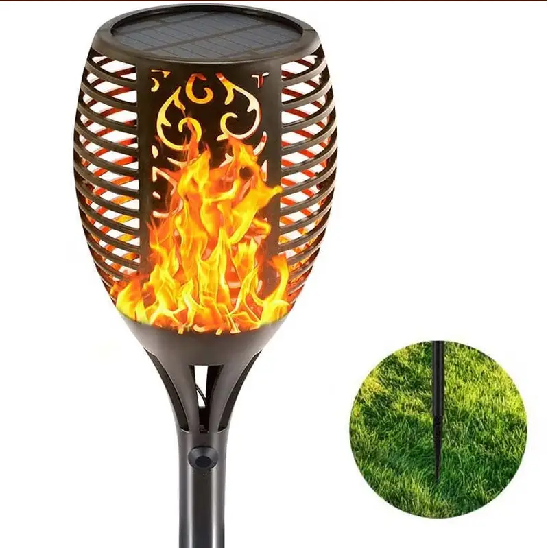 Solar Outdoor Lights Decorative Torch Light Garden Path Decoration LED Camping Ornaments - Occasions > Christmas >