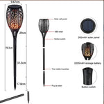Solar Outdoor Lights Decorative Torch Light Garden Path Decoration LED Camping Ornaments - Occasions > Christmas >