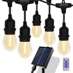 Solar Power 15 LED 18.2M Festoon String Lights Wedding Party WaterProof - Home & Garden > Lighting