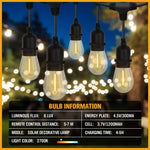Solar Power 15 LED 18.2M Festoon String Lights Wedding Party WaterProof - Home & Garden > Lighting