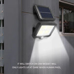Solar Powered Light Patio Outdoor Motion Sensor Wall Lamp - Home & Garden > Lighting