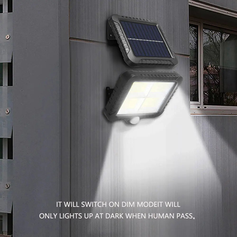 Solar Powered Light Patio Outdoor Motion Sensor Wall Lamp - Home & Garden > Lighting