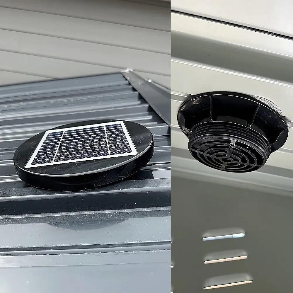 Solar Powered Roof Fan Ventilator Loft Vent for Boat RV Greenhouse Shed Caravan - Tools > Industrial Tools > Masonry