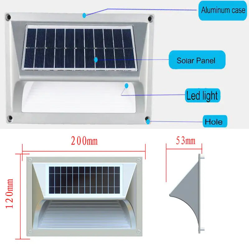 Solar Step Light – Warm White with Silver Case - Home & Garden > Garden Lights