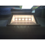 Solar Step Light – Warm White with Silver Case - Home & Garden > Garden Lights