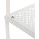 SONGMICS Cabinet Shelf Organizers Set of 4 Metal Kitchen Counter Shelves White KCS006W01 - Furniture > Dining