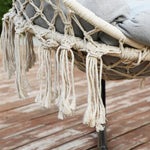 SONGMICS Hammock Hanging Chair with Cushion Gray - Home & Garden > Garden Furniture