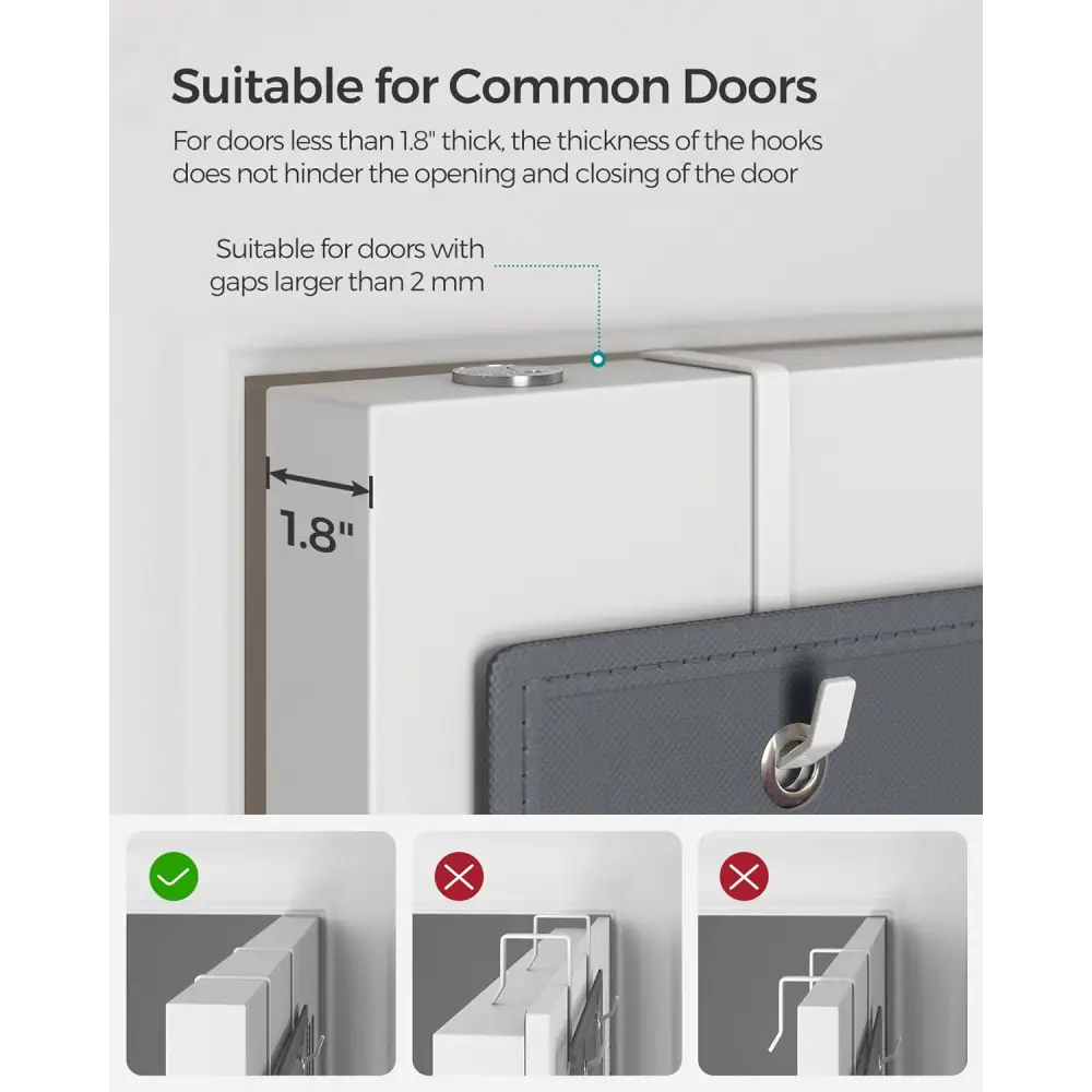 SONGMICS Hanging Closet Organizers and Storage with 4 Compartments Gray RDH04G - Home & Garden > Storage