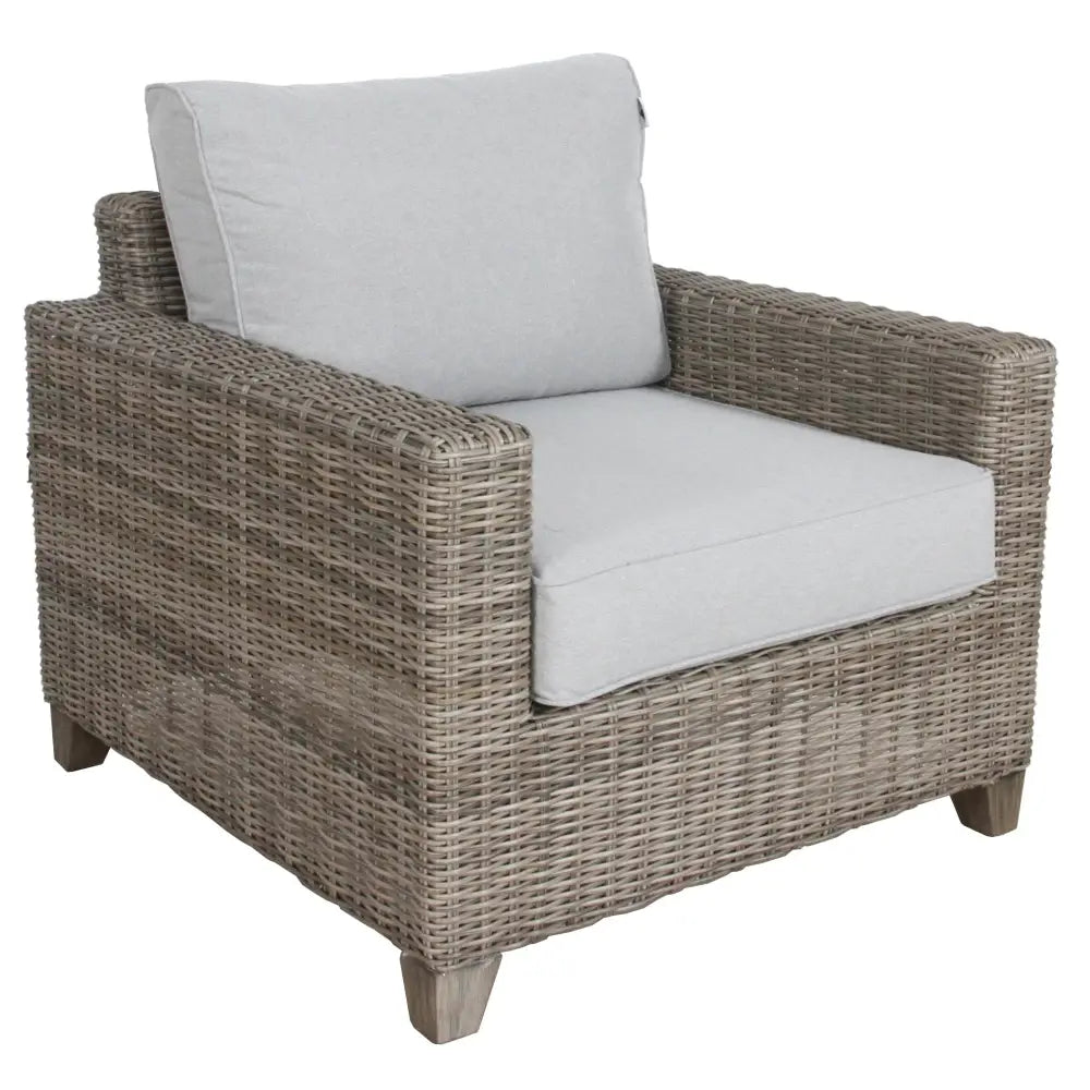 Sophy 1 Seater Wicker Rattan Outdoor Sofa Chair Lounge - Furniture > Outdoor