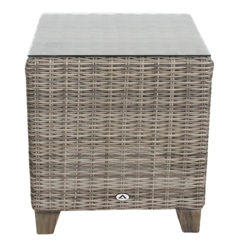 Sophy 131cm Wicker Rattan Outdoor Coffee Table 50cm Side Table Set - Furniture > Outdoor