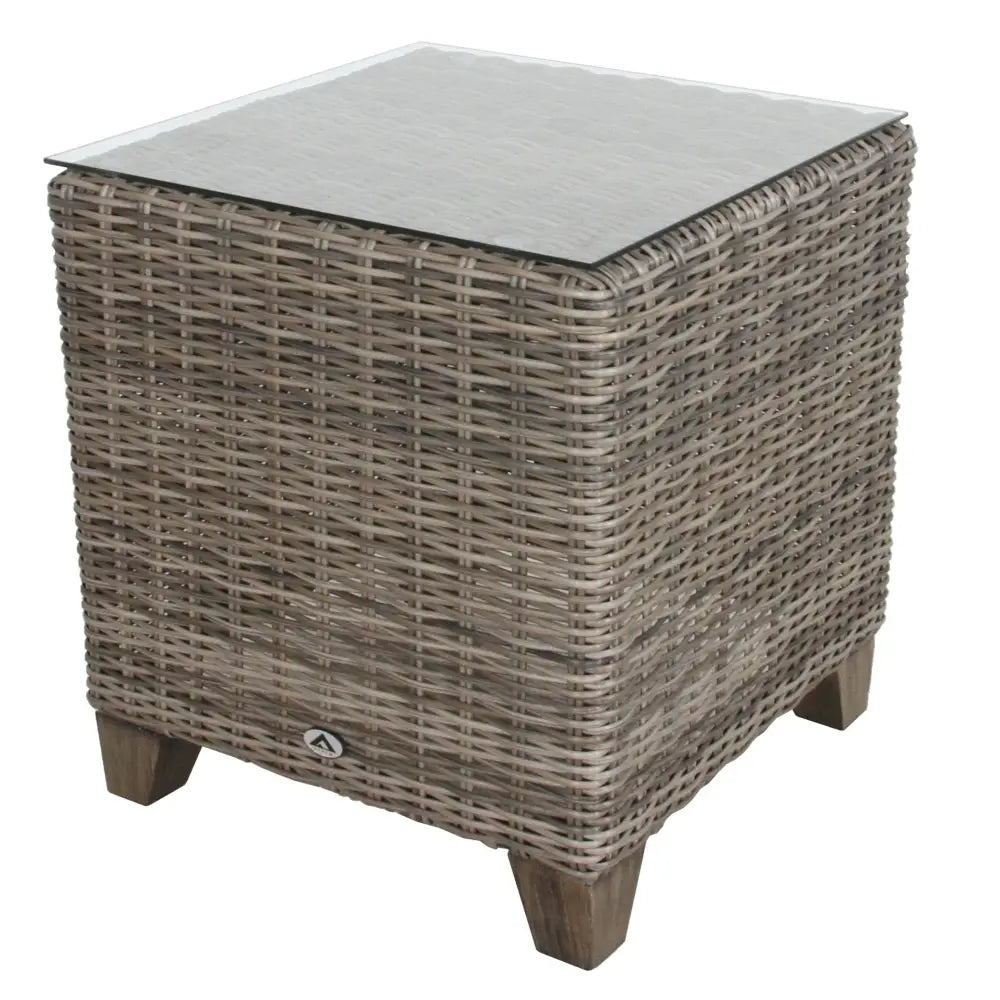 Sophy 2 + 1 + 1 Seater Wicker Rattan Outdoor Sofa Set Coffee Side Table Chair Lounge - Furniture > Outdoor
