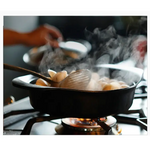 Sori Yanagi Japanese Iron Soup Pot Casserole 22cm with Lid and Fork - Home & Garden > Kitchenware