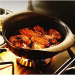 Sori Yanagi Japanese Iron Soup Pot Casserole 22cm with Lid and Fork - Home & Garden > Kitchenware