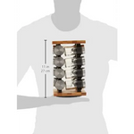 Spice Rack Organizer with 12 Pieces Jars for Kitchen - Home & Garden > Kitchenware