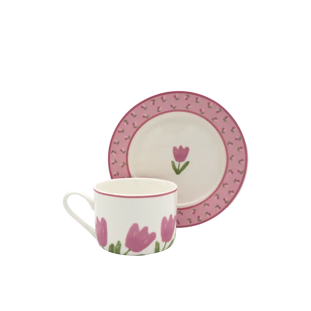 Springs Springs Cup and Saucer - 220ml - Home & Garden > Decor