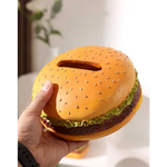 Square Creative Burger Tissue Box - Fun American-Style Cartoon Paper Towel Holder for Home Décor and Gifts - Home &