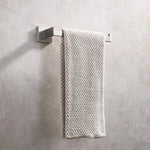Square Hand Towel Holder Ring Wall Mounted Modern Towel Bar Bathroom Kitchen - Home & Garden > Bathroom Accessories >