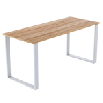 Square-Shaped Table Bench Desk Legs Retro Industrial Design Fully Welded - White - Furniture > Office