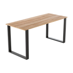 Square-Shaped Table Bench Desk Legs Retro Industrial Design Fully Welded - Black - Furniture > Office