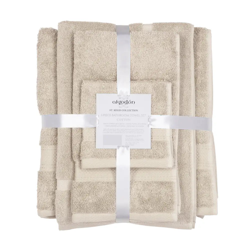 St Regis Collection TOWEL PACK - 5PC - 5 PACK - Home & Garden > Bathroom Accessories > Bath Towels & Robes