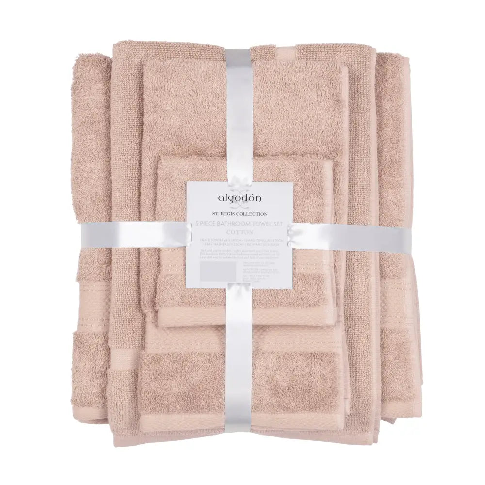 St Regis Collection TOWEL PACK - 5PC - 5 PACK - Home & Garden > Bathroom Accessories > Bath Towels & Robes