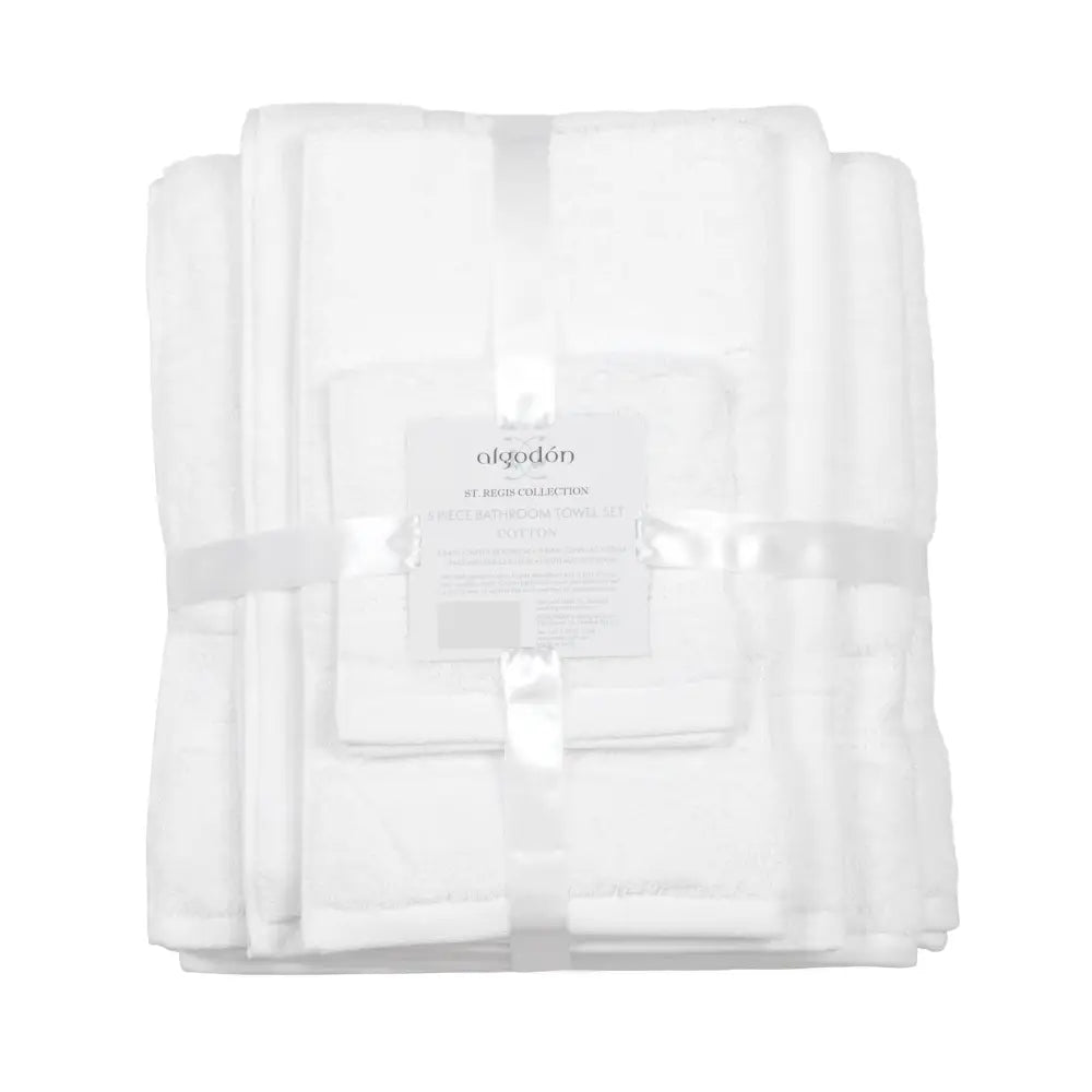 St Regis Collection TOWEL PACK - 5PC - 5 PACK - Home & Garden > Bathroom Accessories > Bath Towels & Robes
