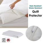 Stain/ Water Resistant Quilt Protector Double - Home & Garden > Bedding