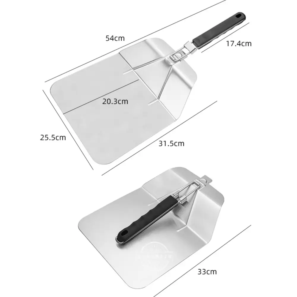 Stainless Steel Pizza Shovel - Home & Garden > Kitchenware