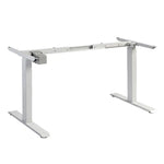 Standing Desk Height Adjustable Sit Stand Motorised Single Motor Frame Black Only - Furniture > Office