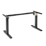 Standing Desk Height Adjustable Sit Stand Motorised Single Motor Frame Black Only - Furniture > Office