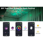 Star Projector Galaxy Light Bedroom connected with Alexa and Google Home - Home & Garden > Home & Garden Others